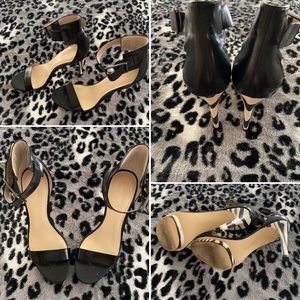 COPY - Calvin Klein zebra print black heels